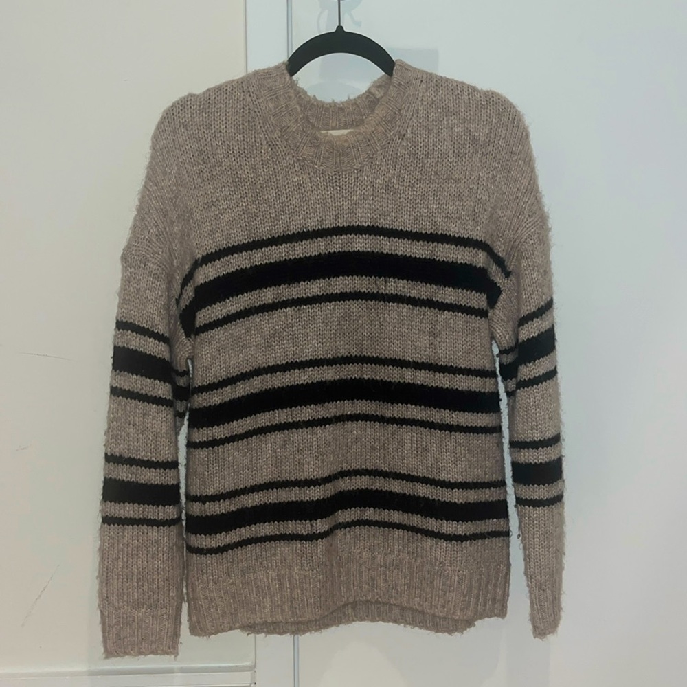 Ba&sh Size 0 Sweater Bosco Color Greige